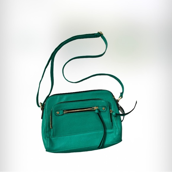 Apt 9 Green Cross Body Zippered Small Purse Bag. - Picture 10 of 12